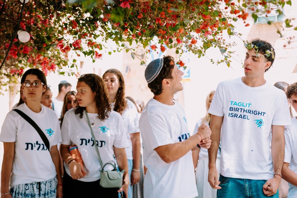 Birthright Israel participants in Israel